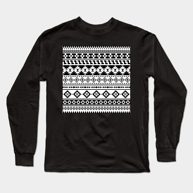 Tribal Pattern Long Sleeve T-Shirt by CF.LAB.DESIGN